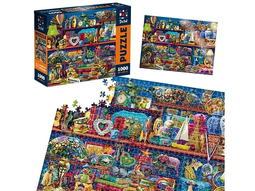 Пазли De.tail Поличка загадок, 1000 деталей, DT1000-10