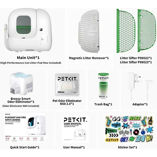 Розумний туалет для кішок Petkit Purobot Max Pro with Camera (P9904) [132758] - фото 9