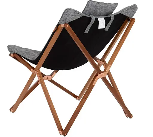 Кресло раскладное Bo-Camp Bloomsbury M Grey (1200369) (DAS302725) - фото 4