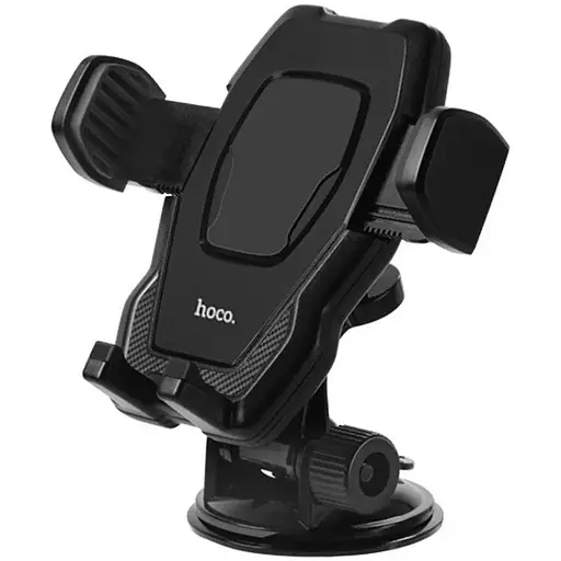 Холдер Hoco CA31 cool run suction cup car holder Черный - фото 1