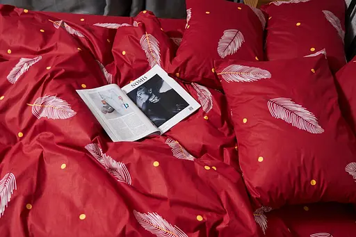 Комплект постільної білизни Moon&Star Бязь Gold Люкс Lipstick полуторний 143х210 наволочки 2х70х70 - фото 6