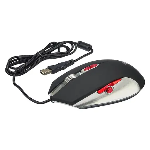 Миша геймерська ігрова Jedel GM1079 3200 DPI з RGB-підсвіткою чорна - фото 4