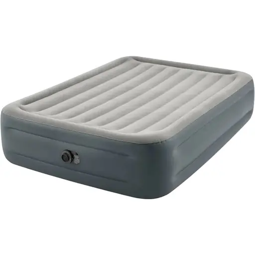 Надувне двоспальне ліжко Intex 64126 з вбудованим насосом, 152x203/206x46см