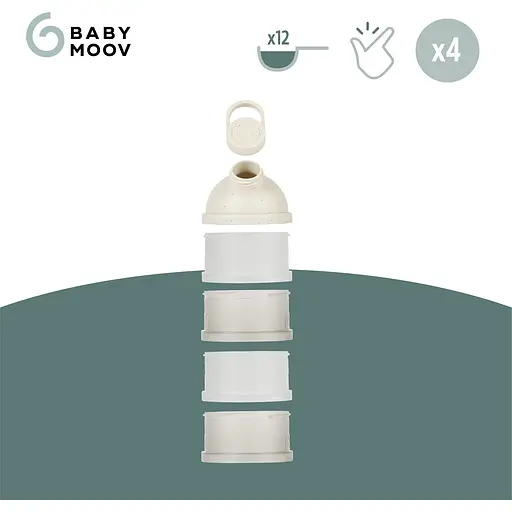 Набір контейнерів Babymoov Babydose Mineral Sand 60 мл х 4 шт. (A004215) - фото 3