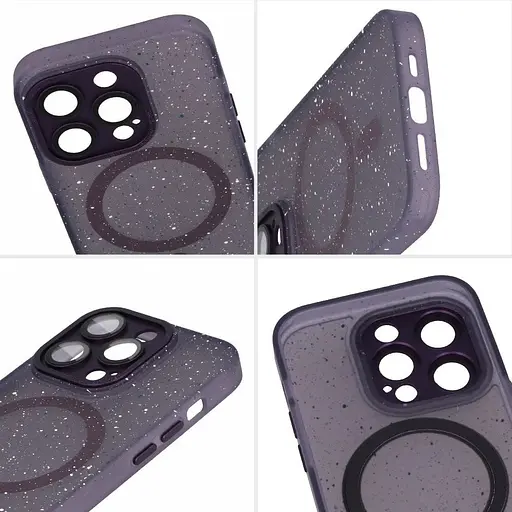 Чохол-накладка DK для Apple iPhone 14 MagSafe Composite Matte Splash (deep purple) - фото 7
