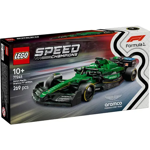 Конструктор LEGO Speed ​​Champions Автомобиль для гонки Aston Martin Aramco F1 AMR24, 269 деталей (77245) - фото 2