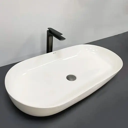 Умивальник VBI Andria M white накладний VBI-011701, Білий - фото 1