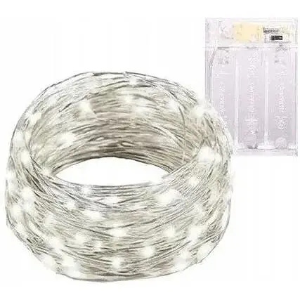 Светодиодная гирлянда Sun Lamp Капля Росы 100 LED 10 м теплый белый свет батарейки