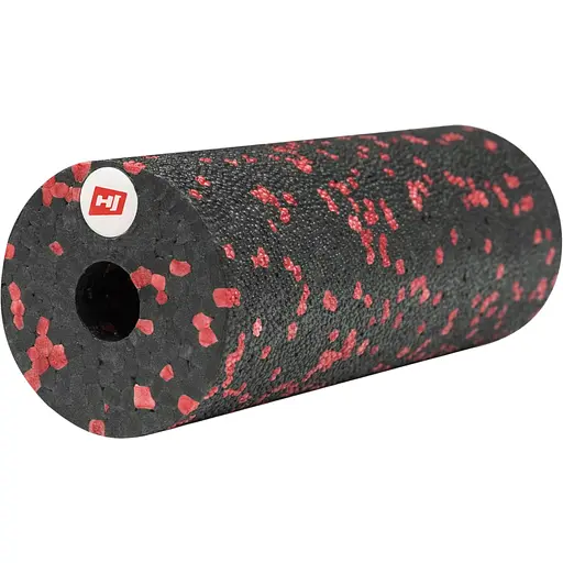 Мини массажный ролик (валик, роллер) Hop-Sport EPP 15см HS-P015YG черно-красный