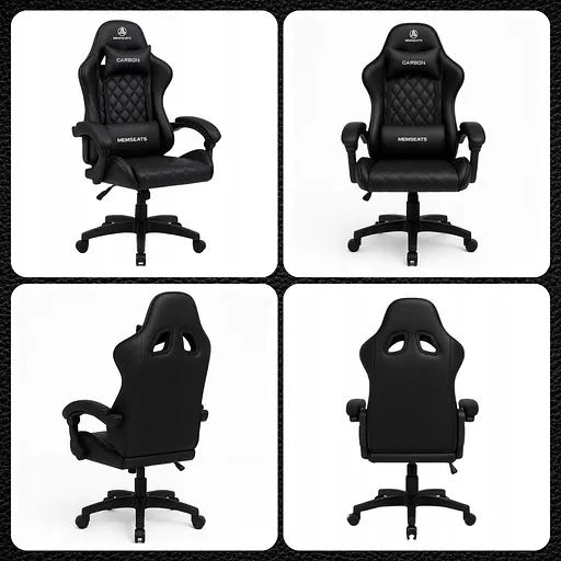 Крісло геймерське Memseats офісне Black (100019) - фото 4