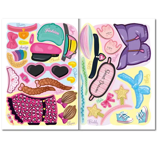 Дитяча книжка з наліпками студія краси "Dogs and cats" Апельсин РМ-76-03 - фото 2