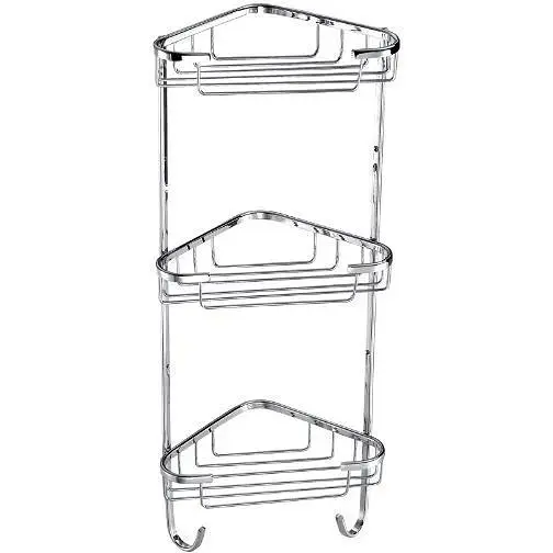 Полиця потрійна кутова Perfect Sanitary Appliances 4123, Хром - фото 1