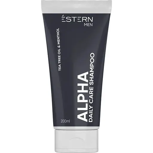 Шампунь-гель для душу Estern Men Alpha Daily Care Shampoo 2 в 1 для чоловіків для щоденного використання з ментолом 200 мл  - фото 1