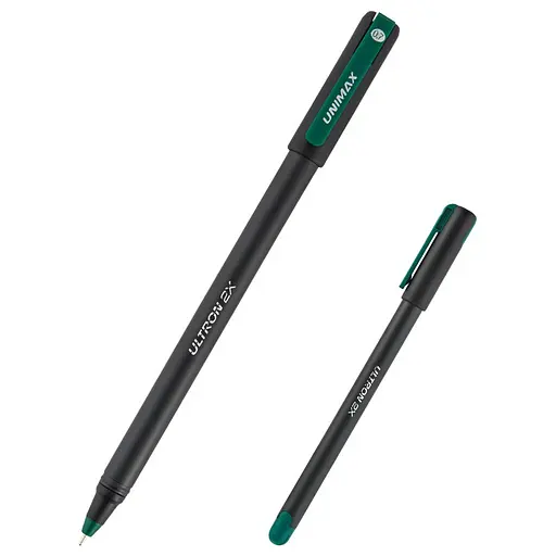 Ручка кулькова Unimax Ultron 2x зелена (UX-146-04)