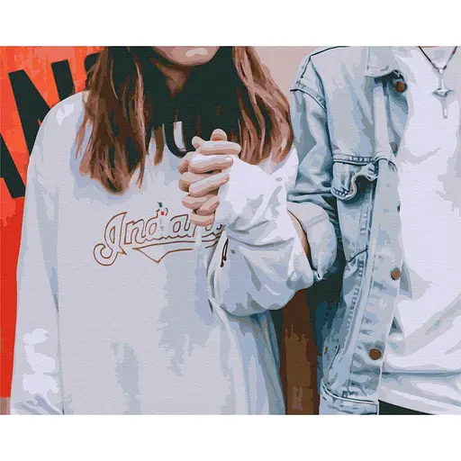 Картина за номерами Закохані друзі Brushme 40x50 см кольорова 000276676