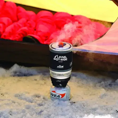 Система приготування їжі Kovea Alpine Pot Wide KB-0703W (газовий пальник + каструля) - фото 5