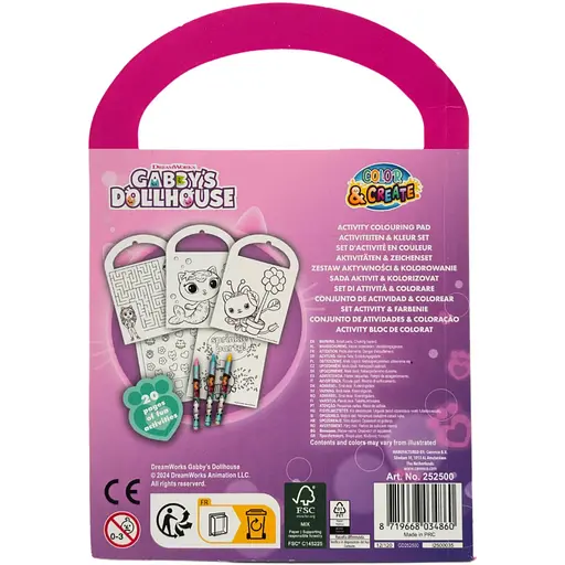 Раскраска Gabby's Dollhouse Активити (GD252500) - фото 6