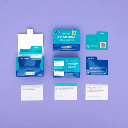 Картки для вивчення англійських слів. TV Shows (105) англійська - фото 6