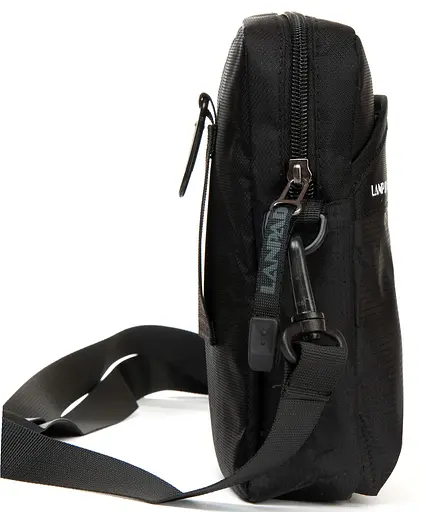 Невелика чоловіча сумка через плече Lanpad 13х20х7 см 000302396 - фото 5