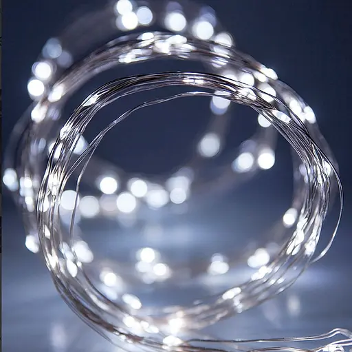 Гирлянда леска штора Лучи Росы 3х2м Led 220В Белый свет - фото 2