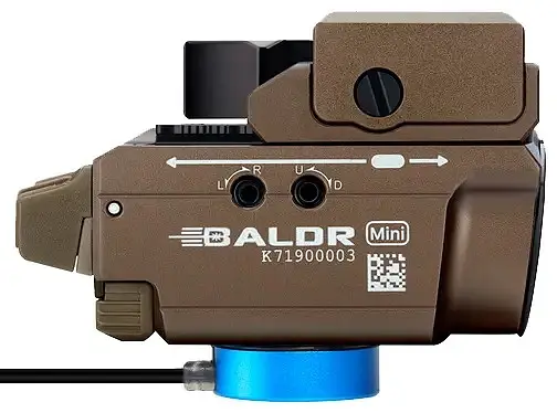 Фонарь с ЛЦВ Olight Baldr Mini Green Laser Desert Tan - фото 9