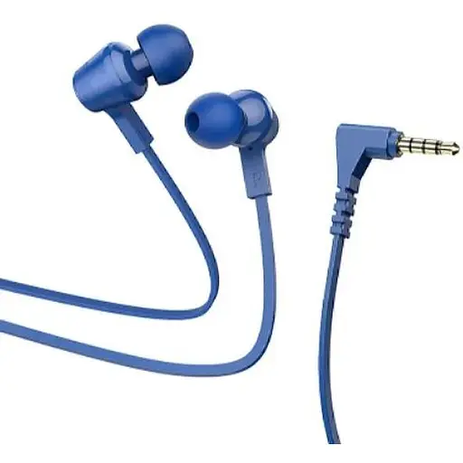 Провідні вакуумні навушники Hoco M86 Oceanic universal earphones with mic, 3.5mm, 1.2m, blue