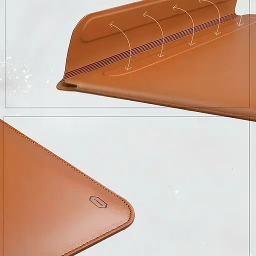 Чохол MacBook Air 15 WiWu Skin Pro 2 Leather Brown - фото 3