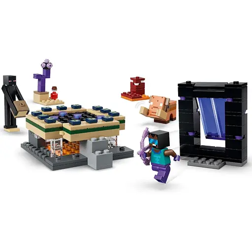Конструктор LEGO Minecraft Подорож до Нижнього світу та Порталу до Краю 192 деталі (21584) - фото 7