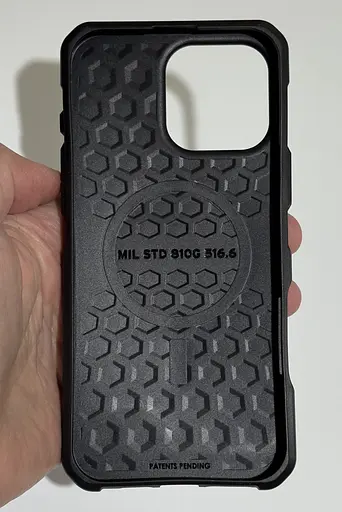 Оригінальний протиударний чохол UAG Metropolis LT MagSafe для iPhone 16 Pro Max Kevlar Black - фото 9
