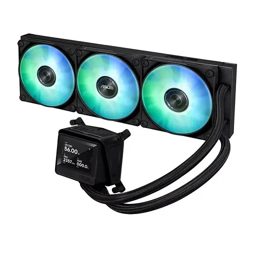 СВО ASUS Max Gaming LC 360 ARGB LCD Black (90RC01G1-B0EAY0) - фото 2