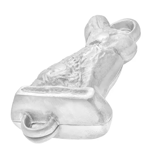 Форма алюмінієва велика "Зайчик" для випікання святкового цільного кексу 30х17х8.5 см, Ласунка Сірий 85019 - фото 4