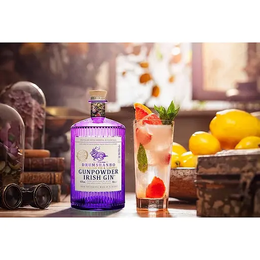 Джин Drumshanbo Gunpowder Irish Gin Италия Fig and Laurel-Bruno Edition 43% 0.7 л - фото 2