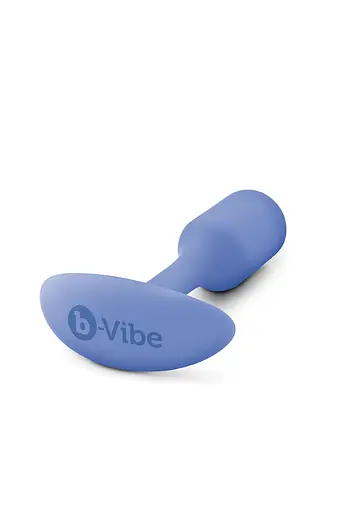 Анальна пробка B-Vibe Snug Plug 18.6 см (фіолетовий) - фото 3