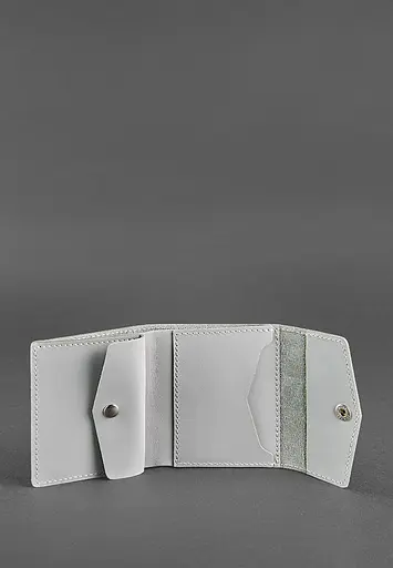 Жіночий шкіряний гаманець 2.1 Сірий - фото 4