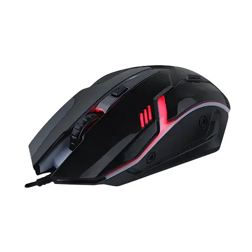 Дротова миша MEETION M371 USB з LED-підствіткою чорна - фото 7