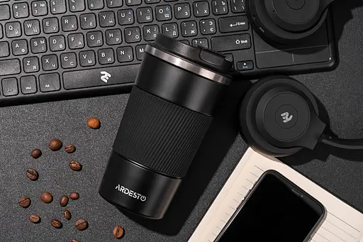 Термокухоль Ardesto Urban 500 мл чорний AR2650TMB - фото 2