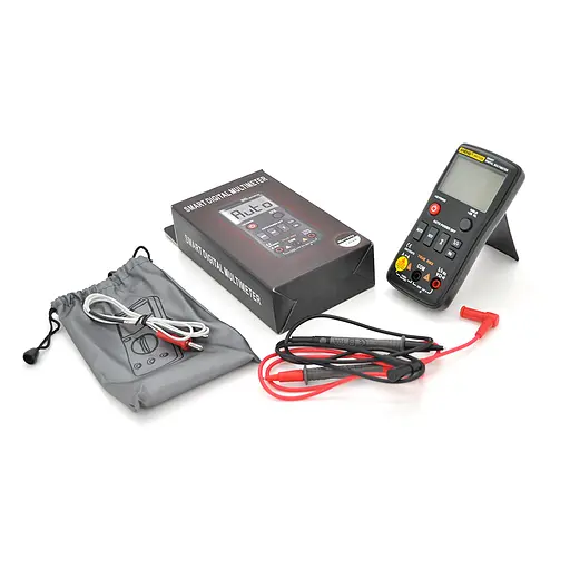 Мультиметр ANENG AN113A. Вимірювання: V DC, V AC, A DC, A AC, Ω, °C/°F, Hz, %, NCV. Функції: True RMS, дзвінки, перевірка діодів, автовідключення - фото 3