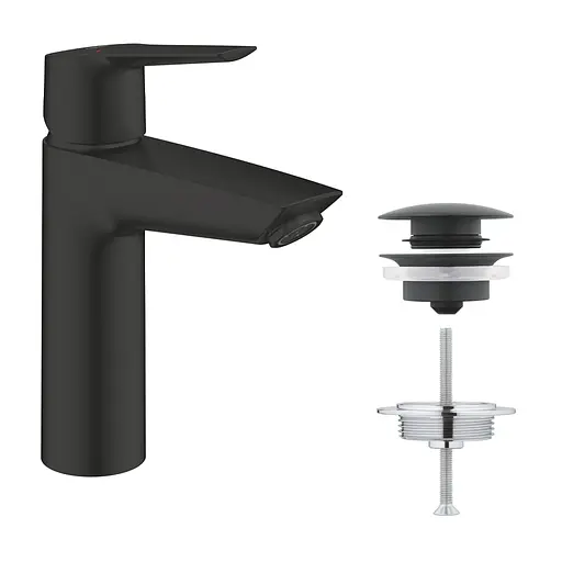 Смеситель для раковины Grohe QuickFix Start M-Size 235752432, Черный матовый - фото 1
