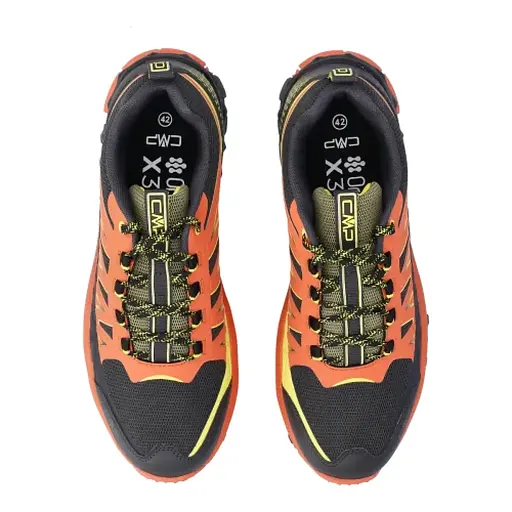 Кроссовки CMP Men's Laky Shoe 39 Black/Orange (1097-3Q35677-46UR 39) - фото 4