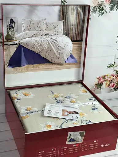 Постельное белье Romeo Home Arya Lacivert Фланель Belizza pbe0051850 - фото 1