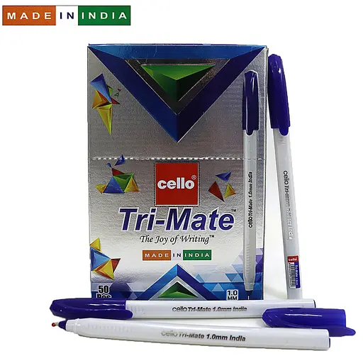 Набор ручек, синие, Tri-mateBL