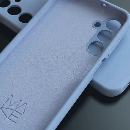 Чехол Make Samsung A25 Silicone Blue - фото 3