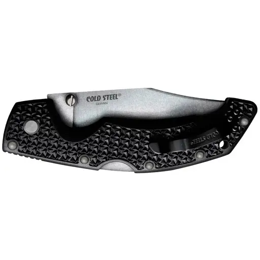 Нож Cold Steel Voyager Large Clip Point черный - фото 2