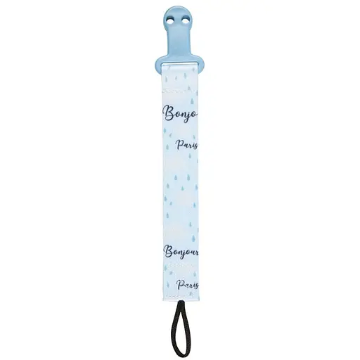 Цепочка к пустышке Canpol babies Bonjour Paris голубая (51/026_blu) - фото 2
