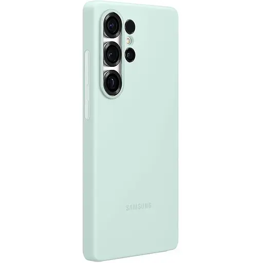 Оригінальний протиударний силіконовий чохол Samsung Silicone Case для Galaxy S25 Ultra Mint EF-PS938CMEGWW - фото 6