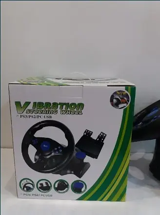 Гоночне кермо Vibration Steering Wheel PS2 PS3 pc USB мультимедійне 3 в 1 - фото 9