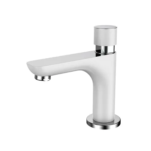 Змішувач для умивальника Gappo G5148 білий/хром - фото 1