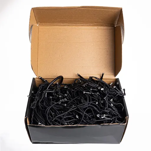 Вулична гірлянда Бахрома GarlandoPro 20 м 335 LED чорний дріт Білий 20MBW - фото 4