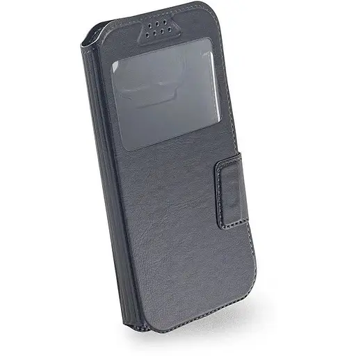 Чохол Huawei Y5C чорний шкіра силікон - фото 1