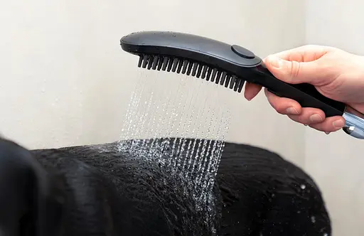 Ручной душ Hansgrohe DogShower 150 3Jet Matt Black черный матовый 26640670, Черный матовый - фото 3